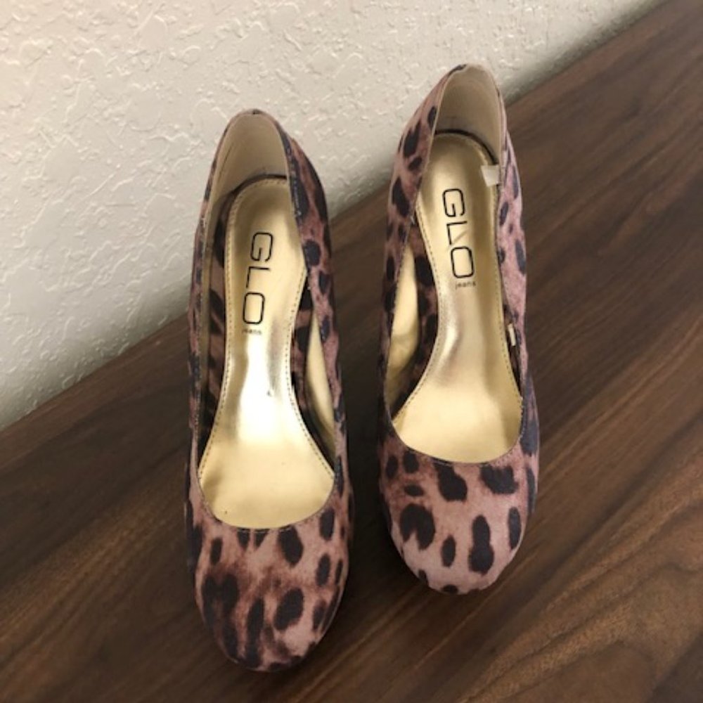 Women's Glo Jeans Leopard Print Shoes Size 8